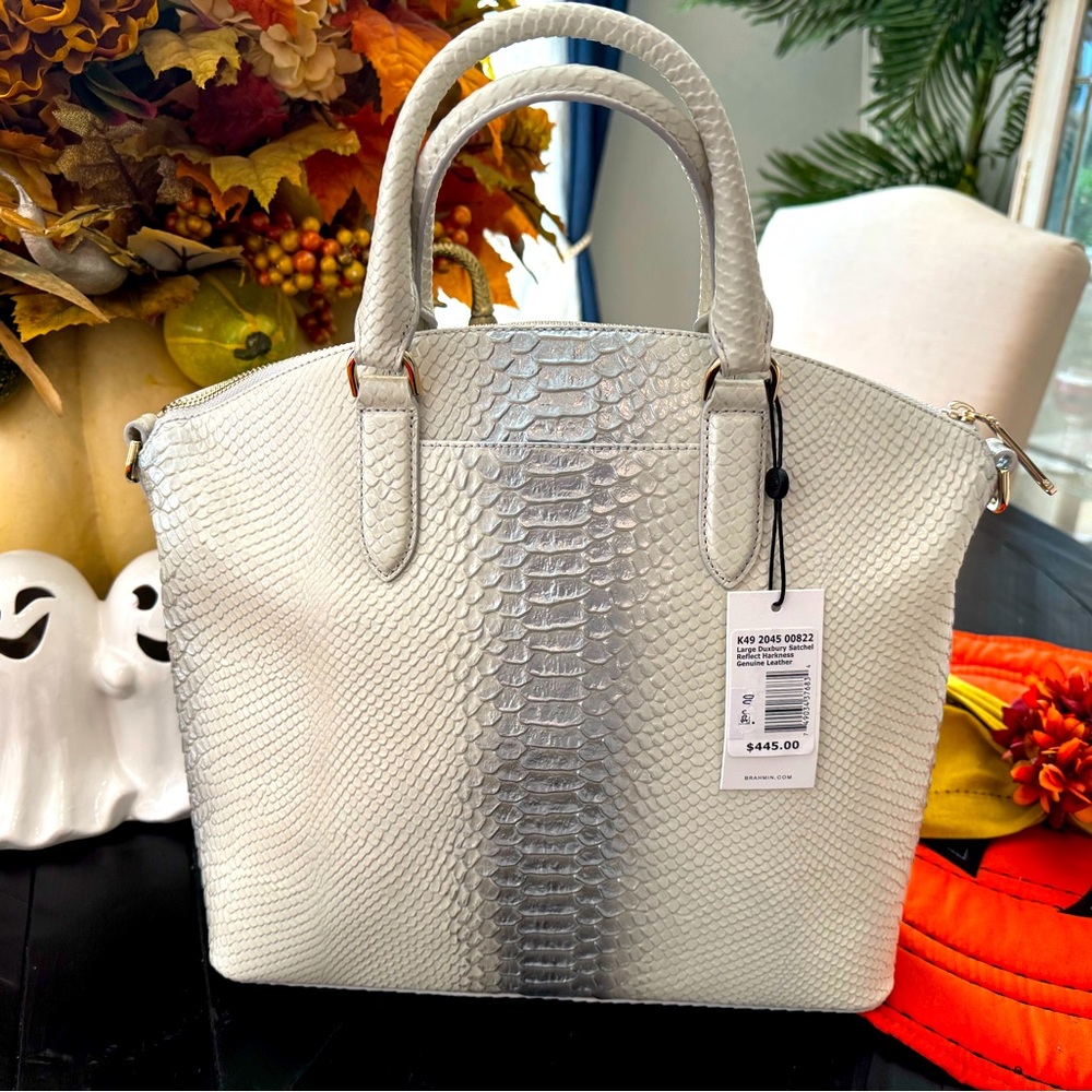 Brahmin NWT Reflect Harkness Large Duxbury
